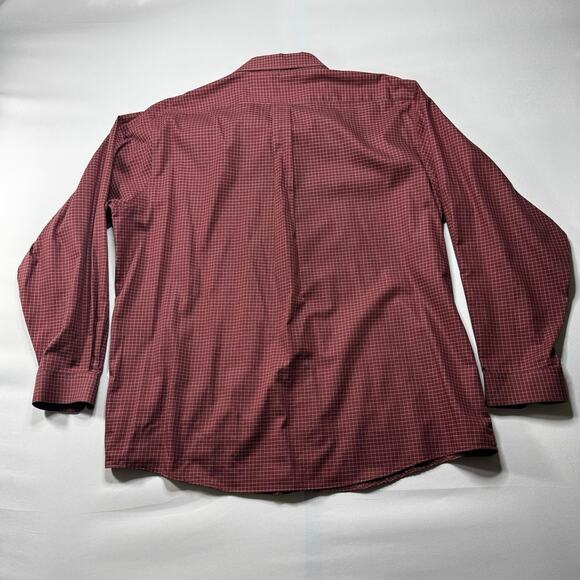 L.L. Bean Men's Long Sleeve Red Check Button Up Shirt - Size 2XL - Picture 2 of 4